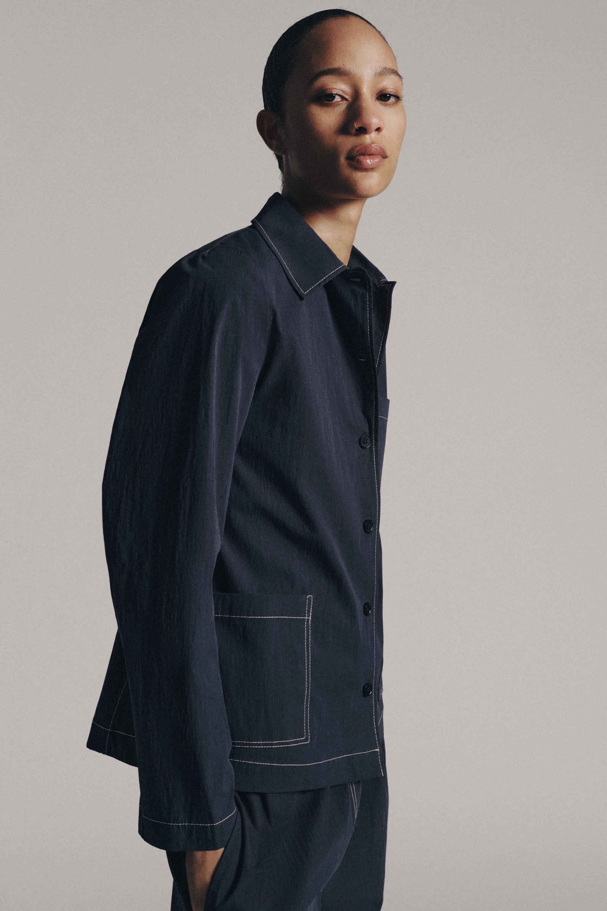 TOPSTITCHED SHIRT ZW COLLECTION